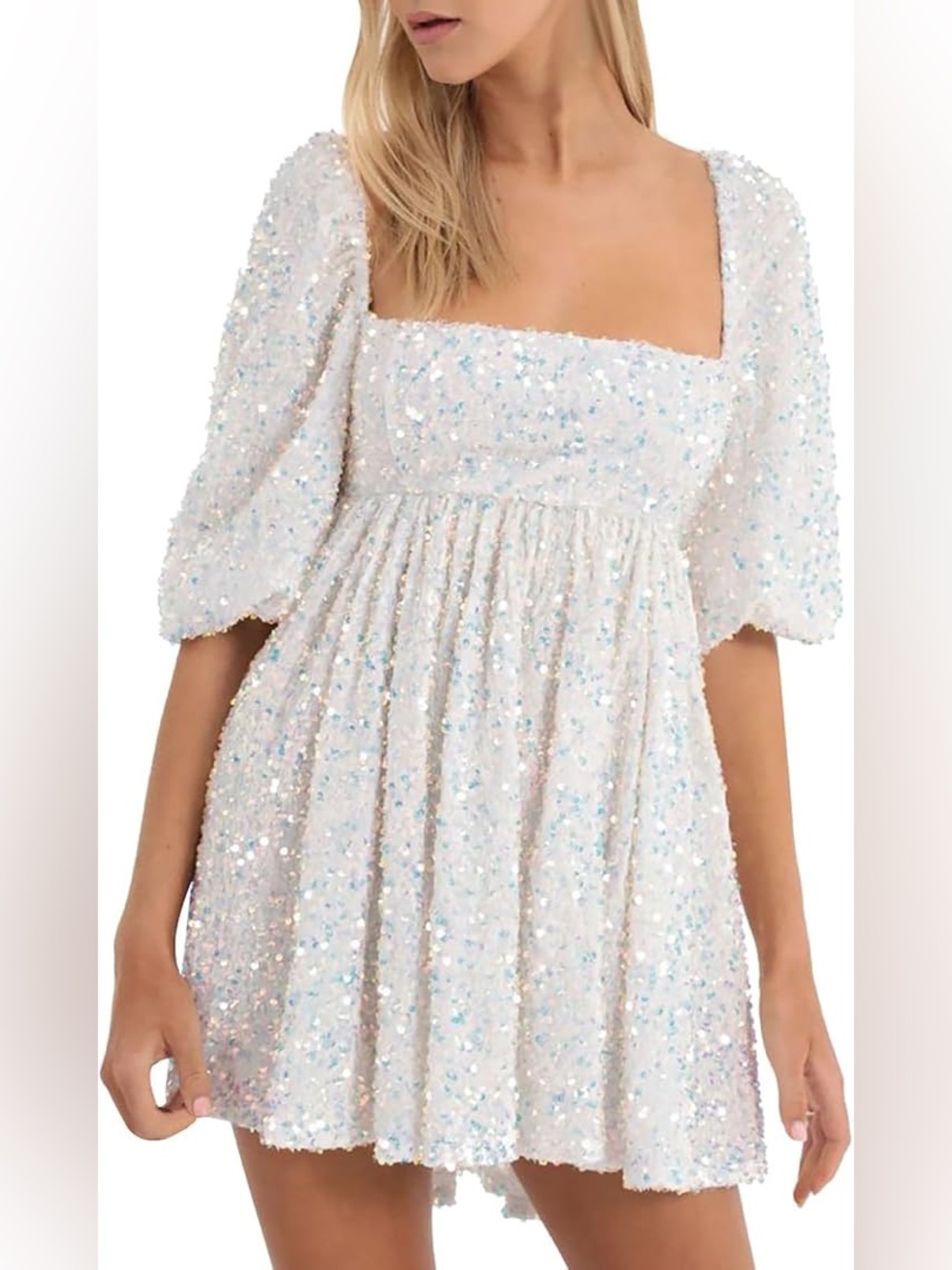NWOT Lucy In The Sky Sequin Baby Doll